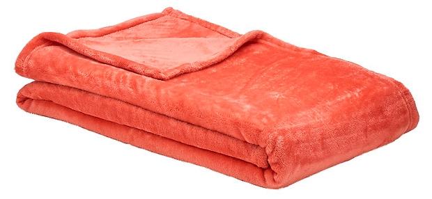 

Плед Actuel флис оранжевый, 180х220 см