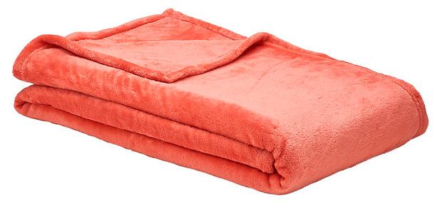 

Плед Actuel флис оранжевый, 220х240 см