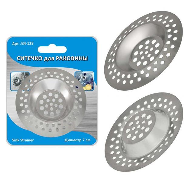 Ситечко для раковины Мультидом 7 см 32₽