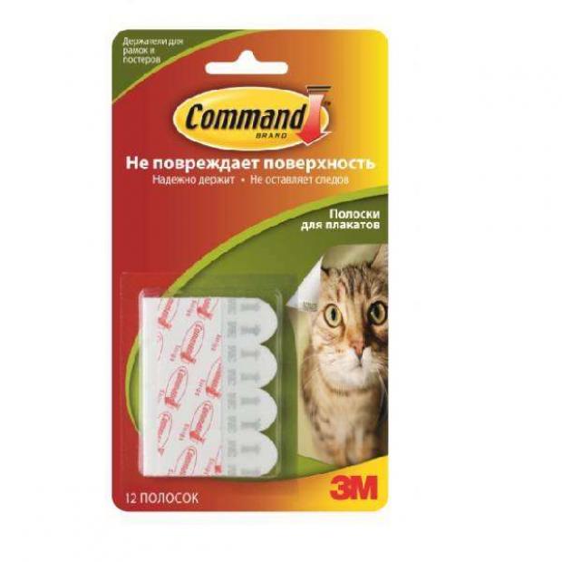 

Полоски крепежные Command малые, 12 шт