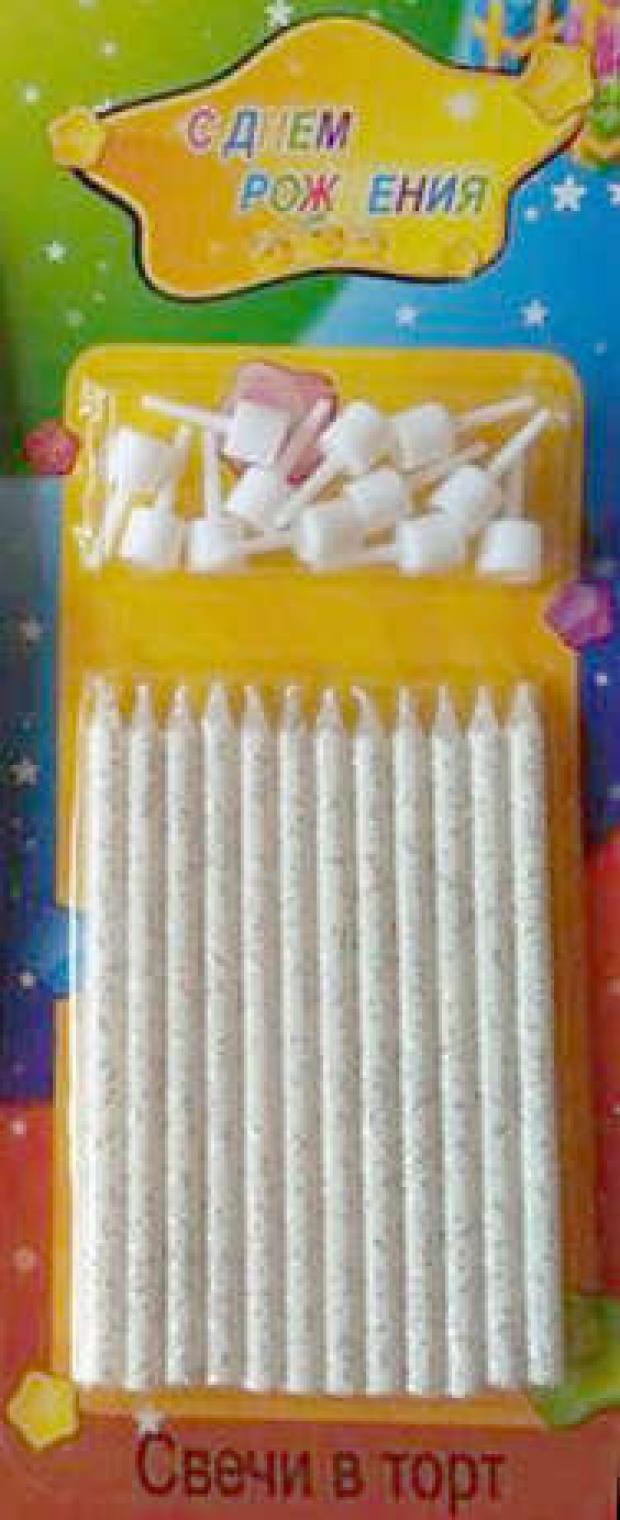 Набор свечей для торта Kukina Raffinata 12 шт 53₽
