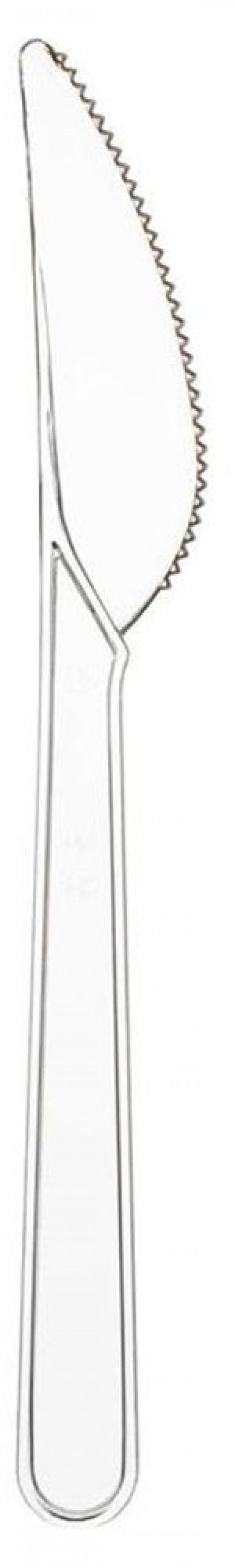 Набор одноразовых ножей Actuel прозрачные 17х3 см 20 шт 45₽