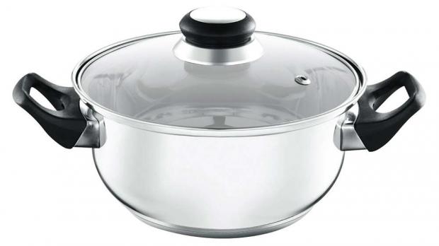 Кастрюля Wow Uno стальная для индукционных плит 24 л 550₽