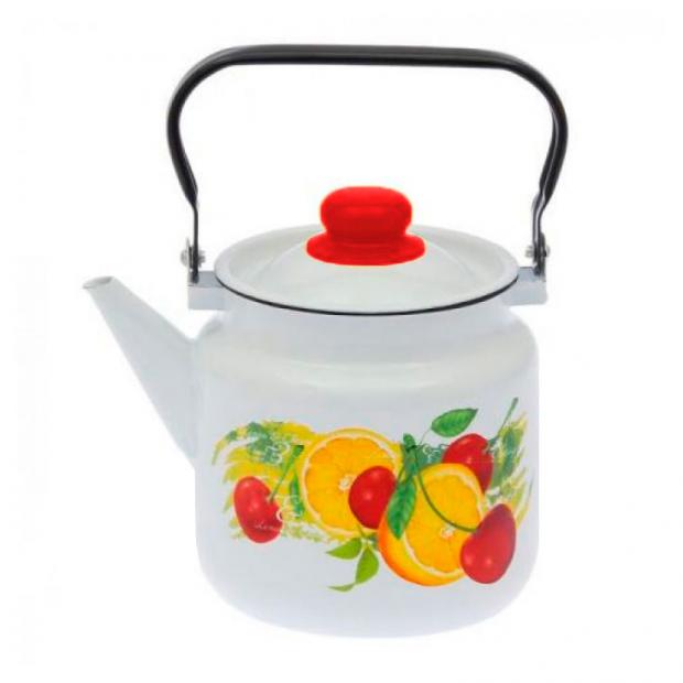 Чайник СтальЭмаль Фрутта эмалированный для индукционных плит 2 л 559₽