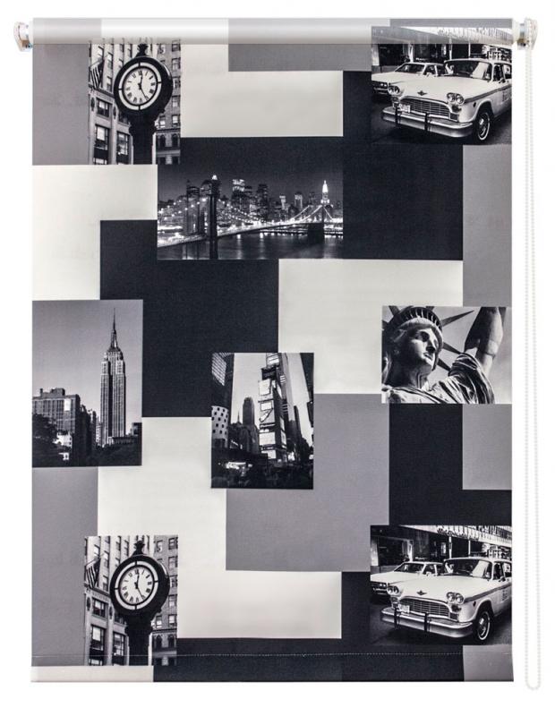 Штора рулонная УЮТ Нью-Йорк 80х175 см 1187₽