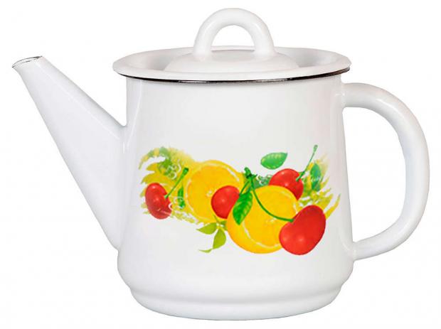 Чайник СтальЭмаль Фрутта эмалированный для индукционных плит 1 л 373₽