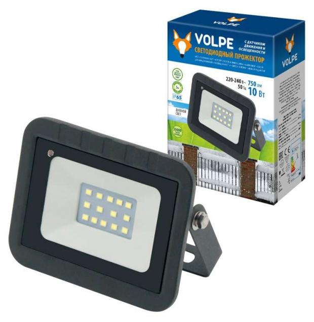 

Прожектор «Ореховые истории» Volpe Q512-10W SENSOR IP65