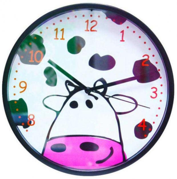 

Часы настенные Arte Nuevo Корова пластиковые, 22,5 см