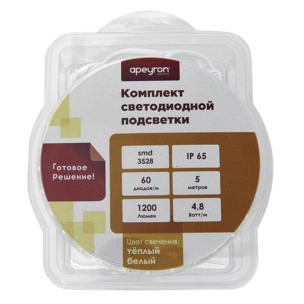 Комплект светодиодной подсветки Apeyron 10-27 LED 5 м 1498₽