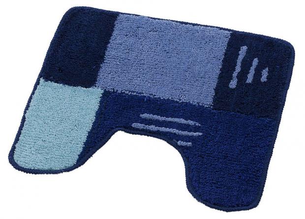 

Коврик для туалета Aquarius синий, 50х50 см