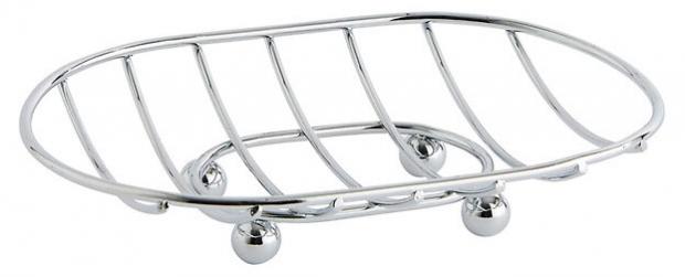 

Мыльница Auchan металл, 12,3х8,5х2,6 см