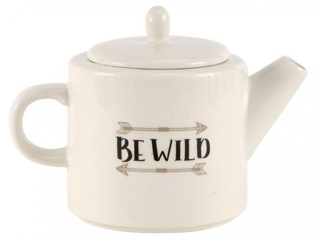 

Чайник с кружкой Actuel Клаудия фарфоровый белый