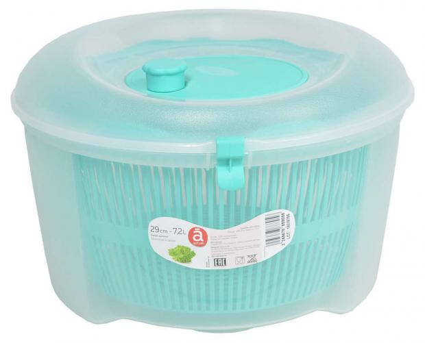 

Сушилка для салата Actuel зеленая 29 см, 7,2 л