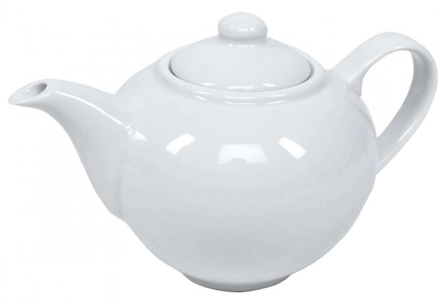 Чайник заварочный Дулевский фарфор Удачный белый 550 мл 223₽