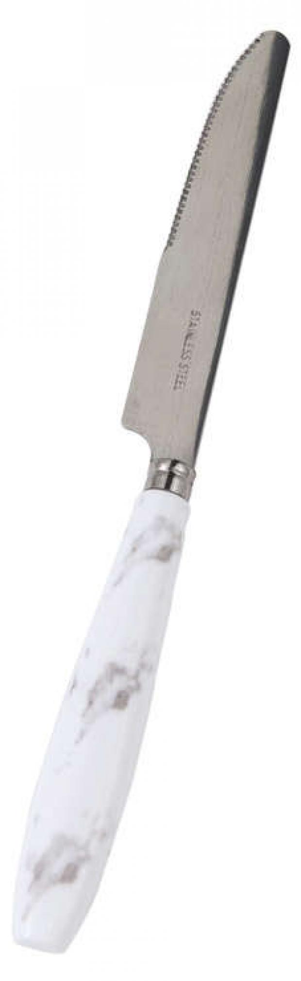 Нож столовый Remiling Basics Мрамор 22х2х12 см 54₽