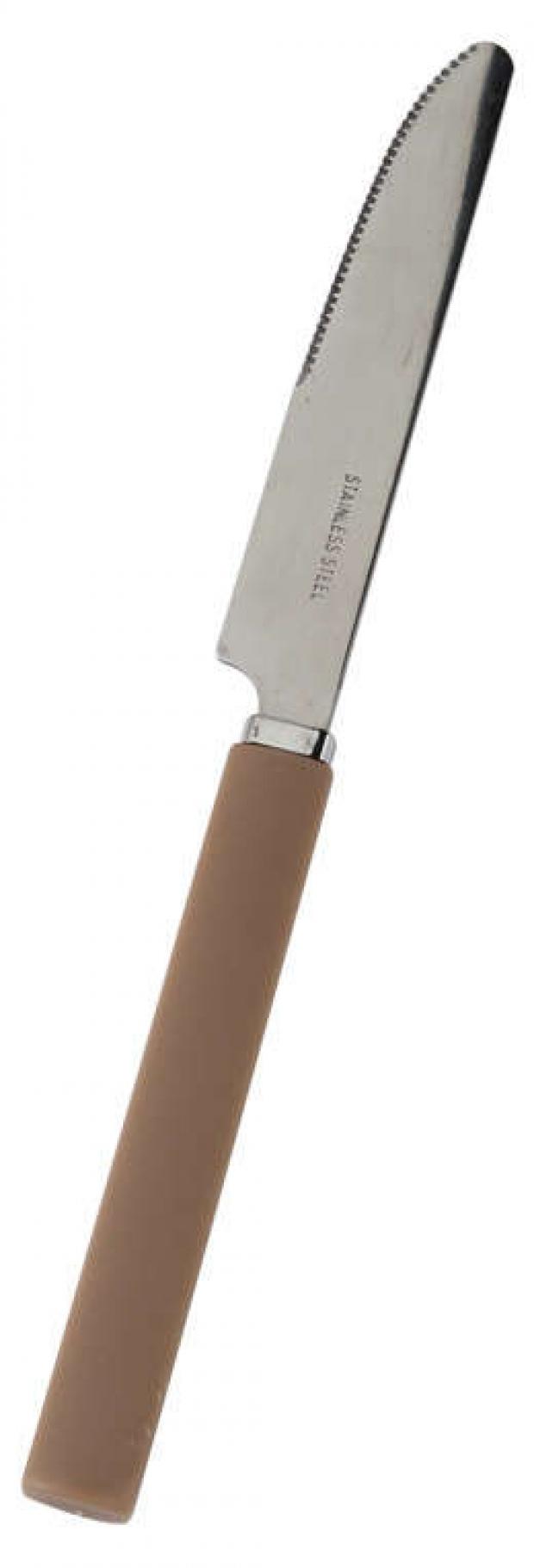 

Нож столовый Remiling Basics Капучино, 22х2х0,06 см