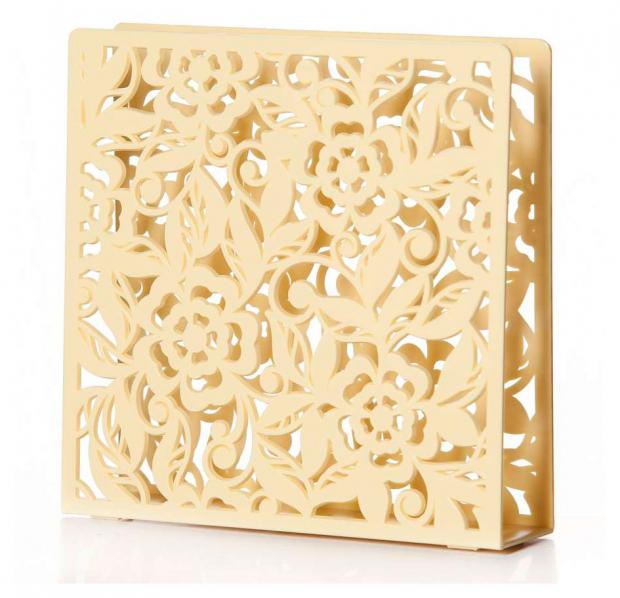 

Салфетница «Альтернатива» Бристоль пластик бежевая, 16х16х4,5 см