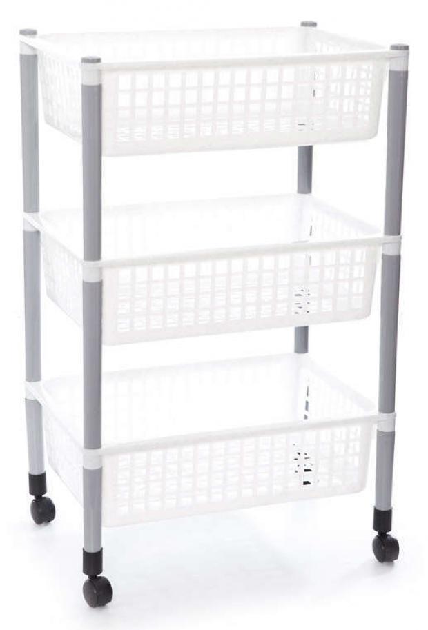 Контейнер для овощей Полимербыт на колесах 4-х секционный 640₽