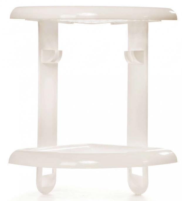 Полка угловая Полимербыт С103 2-х секционная 90₽