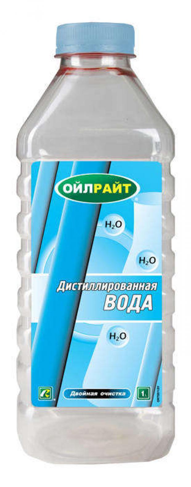 Вода дистиллированная Oilright 1 л 30₽