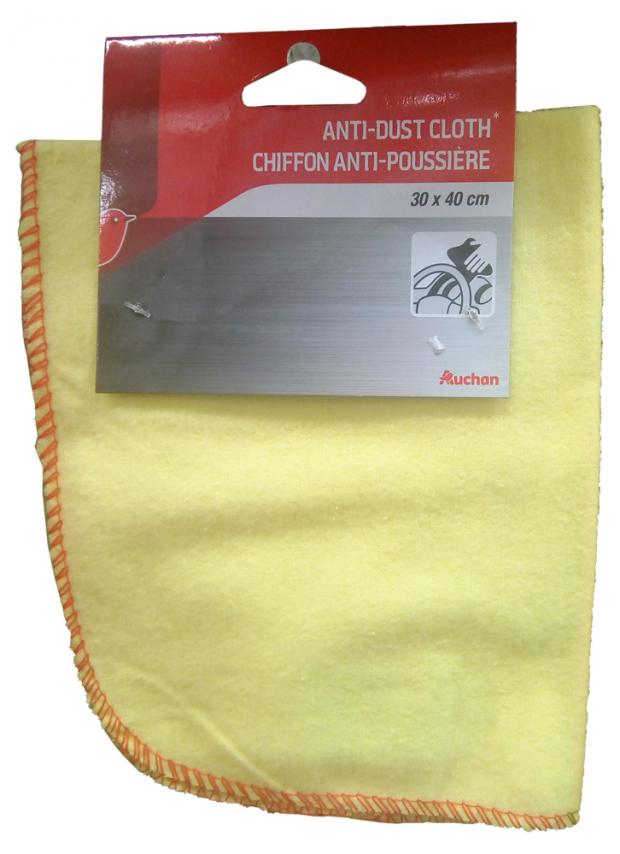 

Тряпка Auchan Красная Птица для удаления пыли 40x30 см, 1 шт