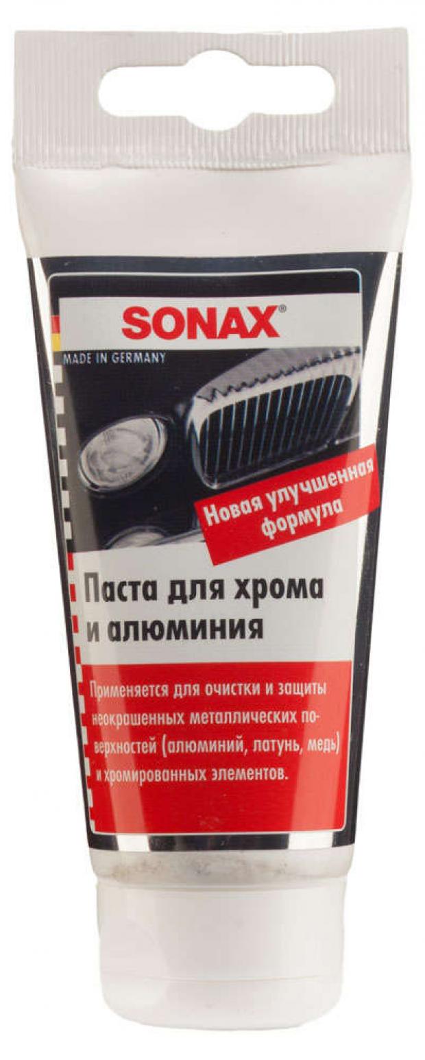 

Паста Sonax для хрома и алюминия, 75 мл
