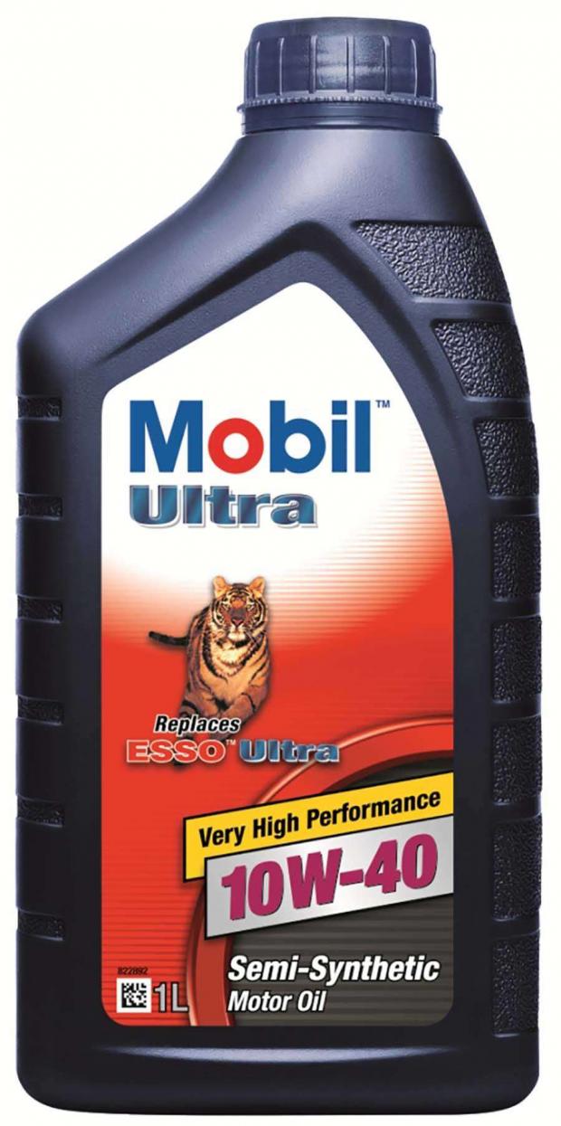 Масло моторное Mobil Ultra 10W40 полусинтетическое, 1 л