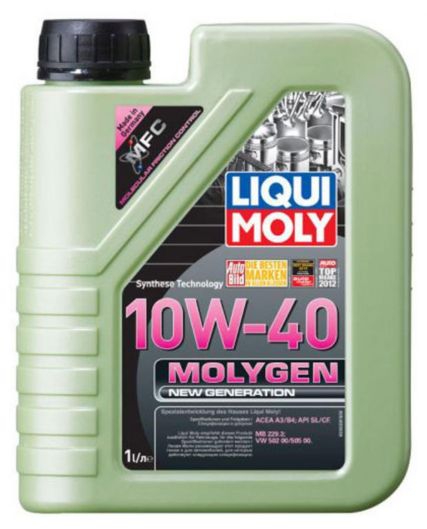 

Масло моторное LIQUI MOLY Molygen New Generation 10W40 синтетическое, 1 л