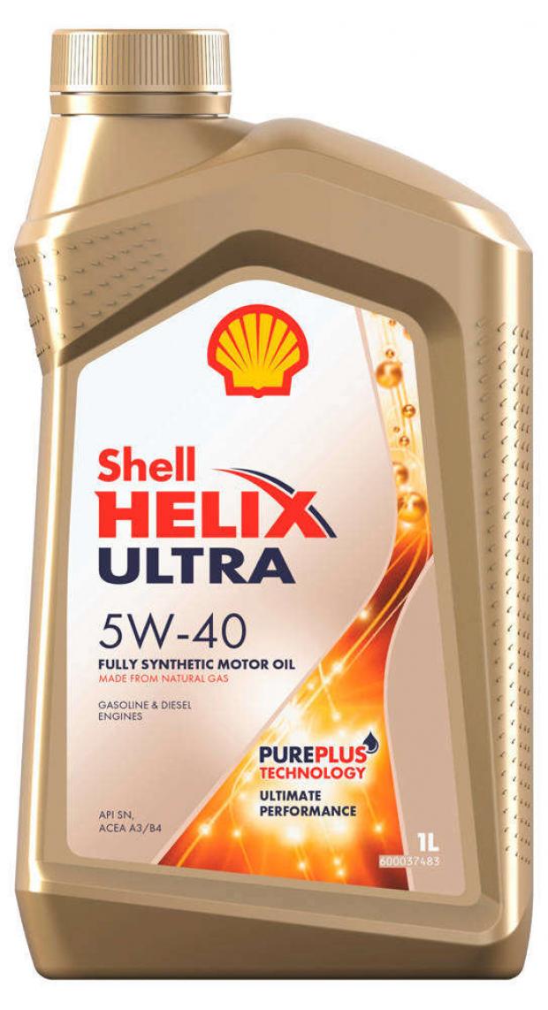 

Масло моторное SHELL Helix Ultra 5W40 синтетическое, 1 л