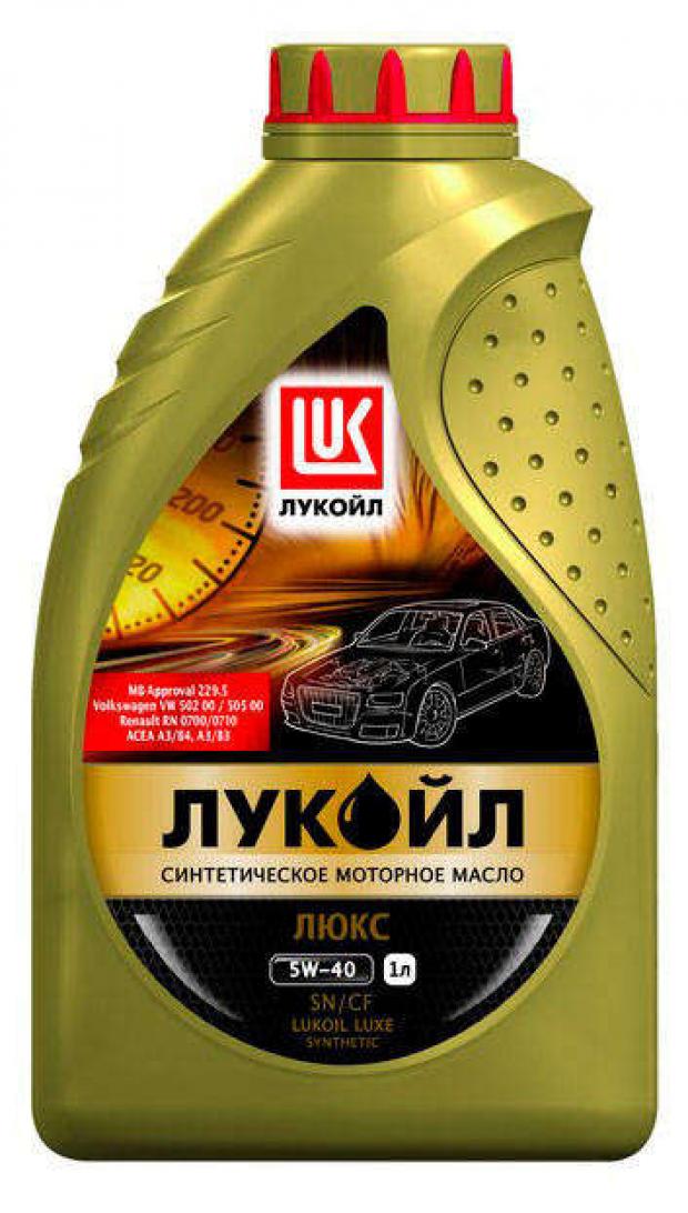 Масло моторное Лукойл Люкс SNCF 5W40 синтетическое 1 л 419₽