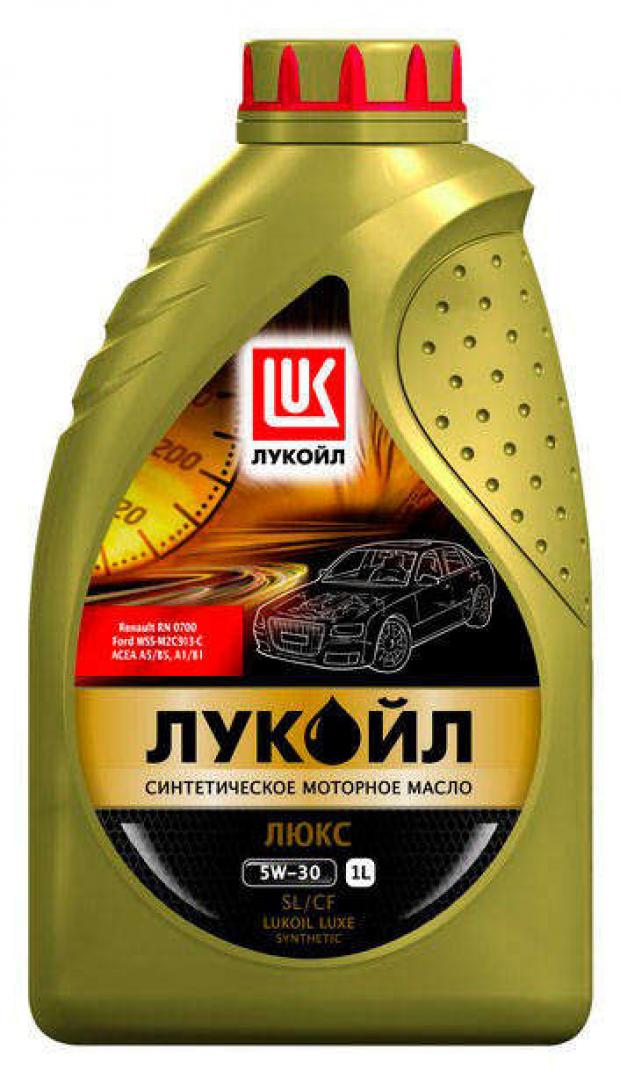 Масло моторное Лукойл Люкс SLCF 5W30 синтетическое 1 л 419₽