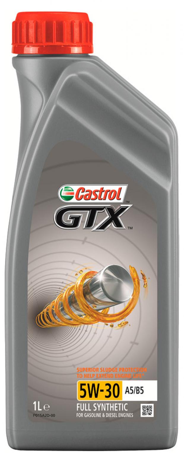 

Масло моторное Castrol GTX 5W30 A5/B5 синтетическое, 1 л