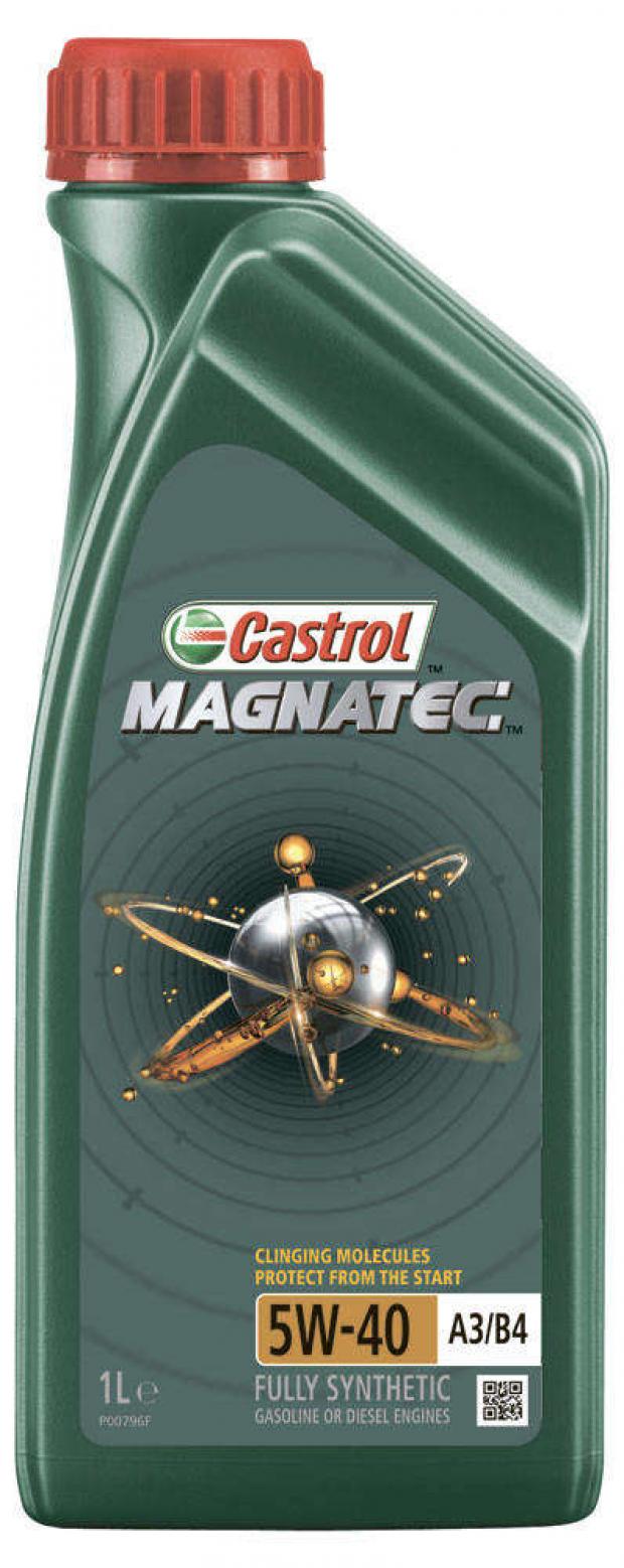 Масло моторное Castrol Magnatec 5W40 A3/B4 синтетическое, 1 л