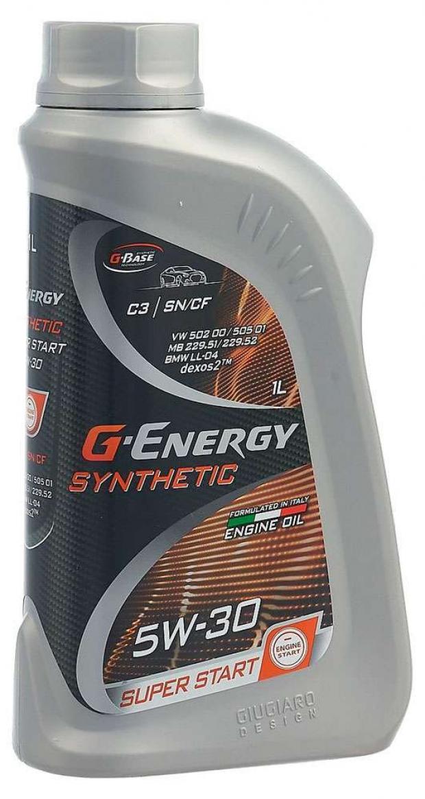 Масло моторное G-Energy Synthetic Super Start 5W30 1 л 379₽