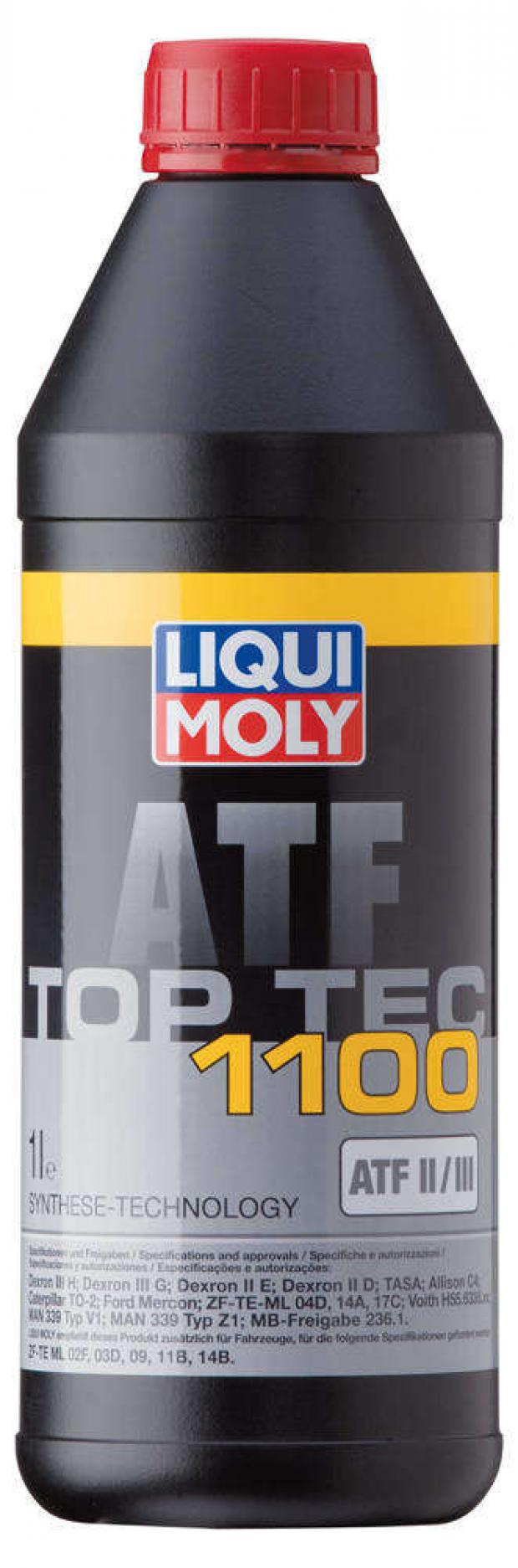 

Масло трансмиссионное Liqui Moly Top Tec ATF 1100 синтетическое для АКПП, 1 л