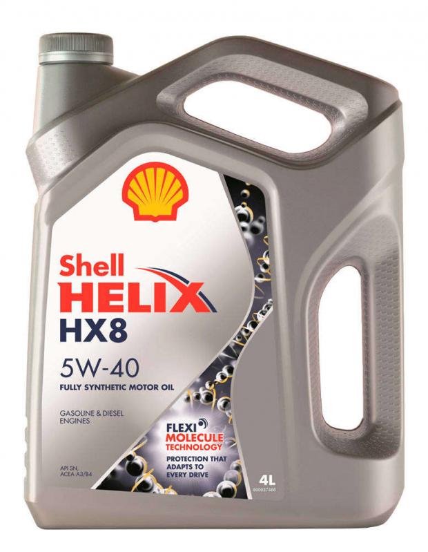 

Масло моторное Shell Helix HX8 5W40 синтетическое, 4 л