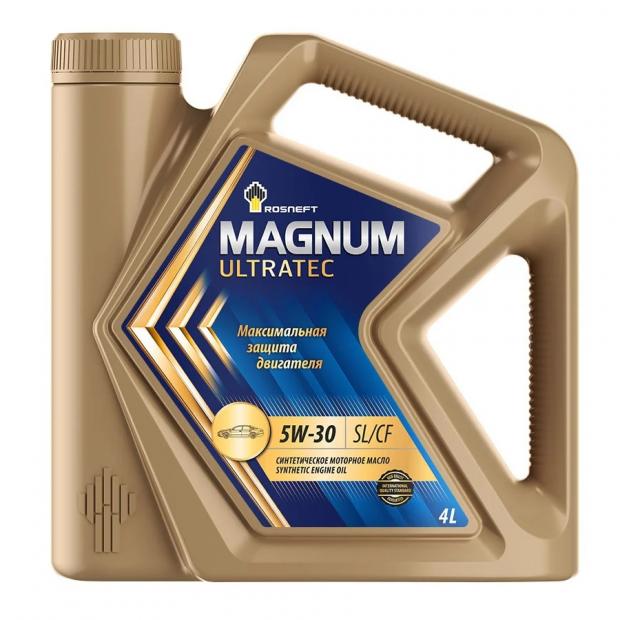 

Масло моторное Rosneft Magnum Ultratec 5W30 SL/CF синтетическое, 4 л