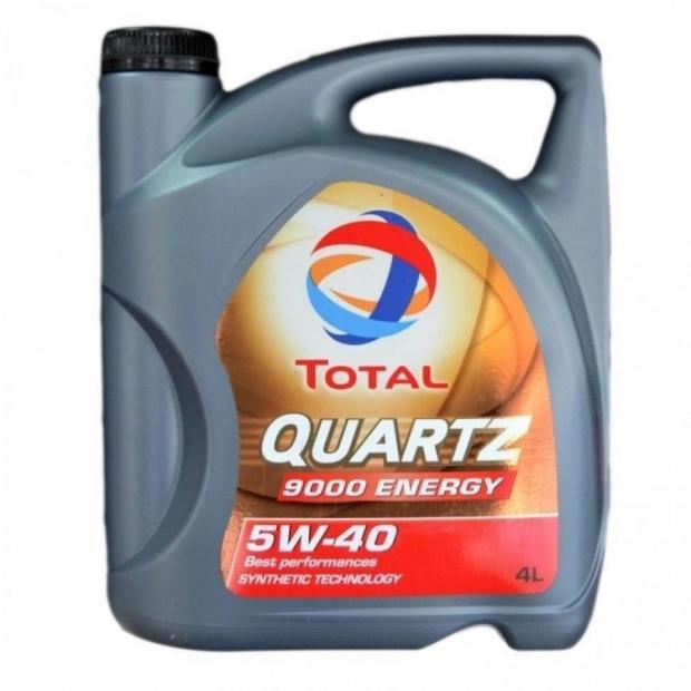 

Масло моторное Total Quartz 9000 5W40 синтетическое, 4 л