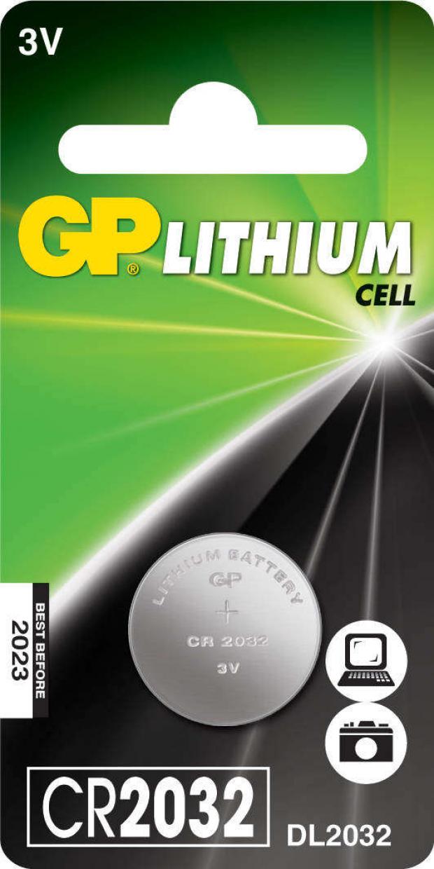 Батарейка GP Lithium CR2032 1 шт 71₽