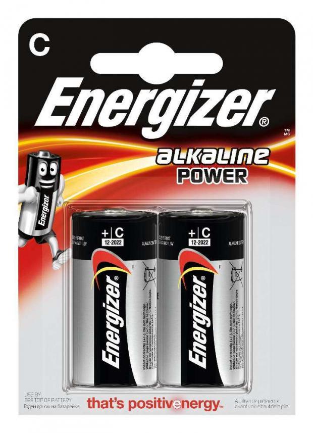 

Батарейка Energizer Alkaline Power LR14 C алкалиновая, 2 шт