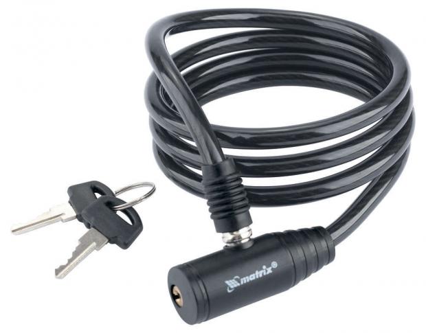 

Замок тросовый Matrix универсальный, 8х1200 мм