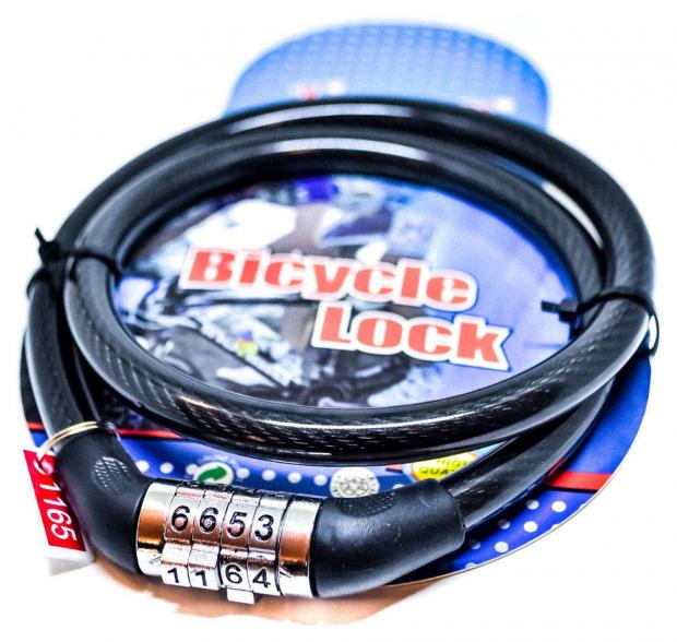 Замок тросовый с кодом 1 шт 261₽