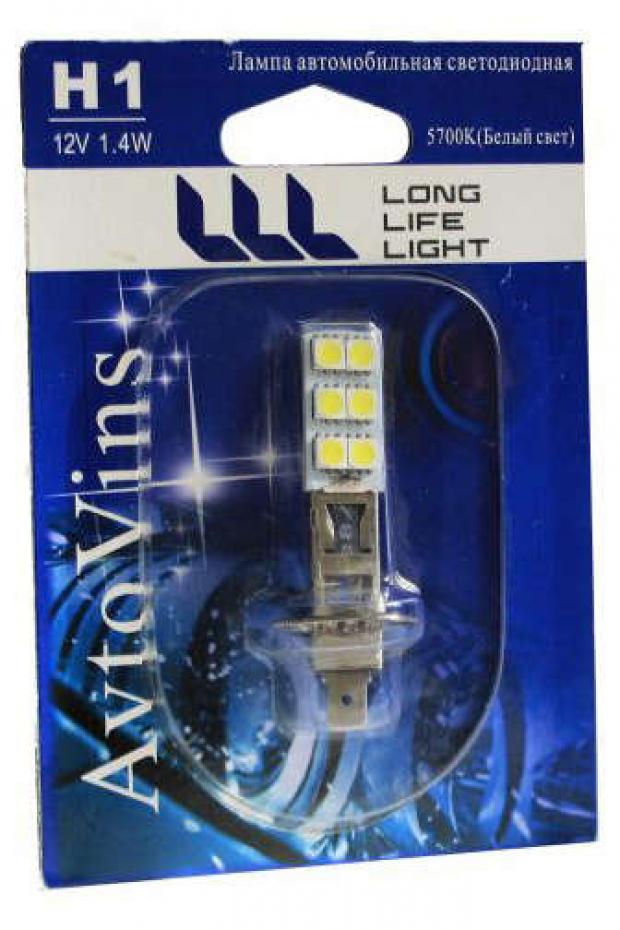 

Лампа диодная H1 DC12V-1,4W 12 PCS