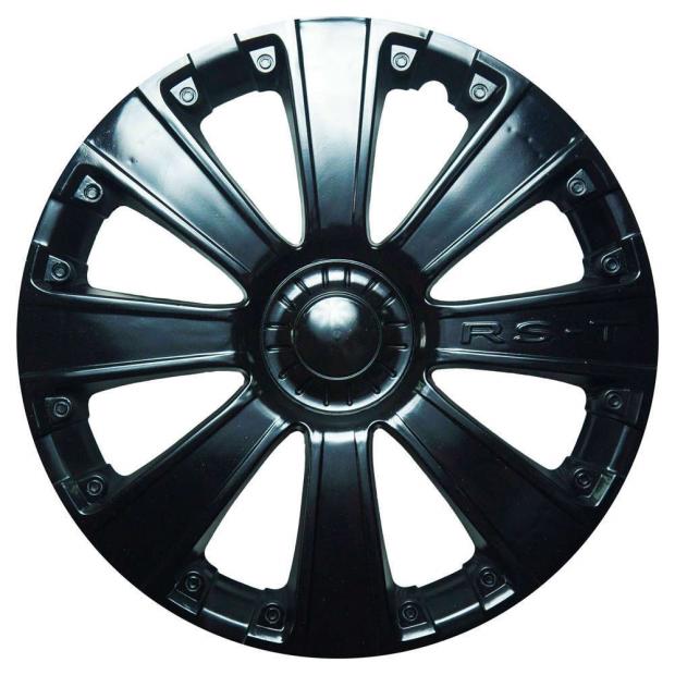 

Колпак колеса декоративный RS-T черный R16, 1 шт