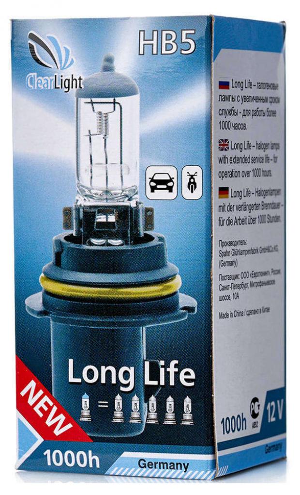 

Лампа галогенная Clearlight HB5 Long Life, 1 шт