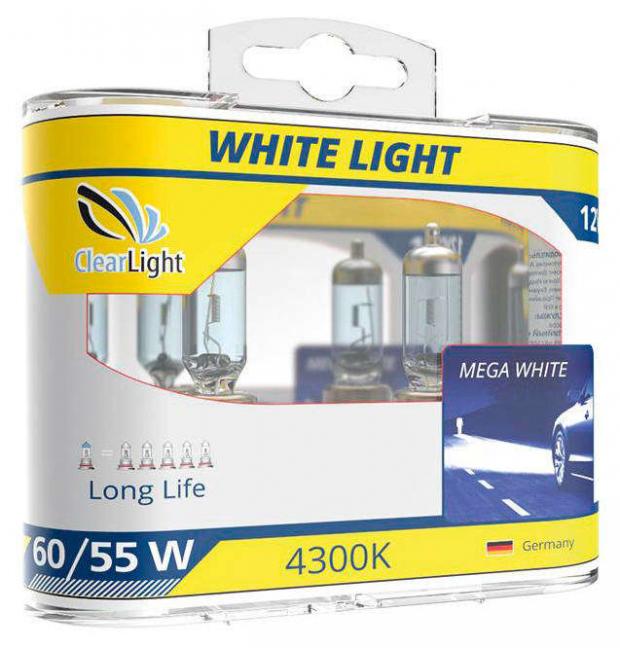 

Лампа галогенная Clearlight H27 White Light, 2 шт