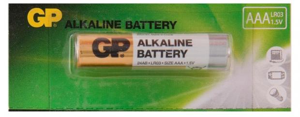Батареи алкалиновые GP типоразмера ААА 1 шт 42₽