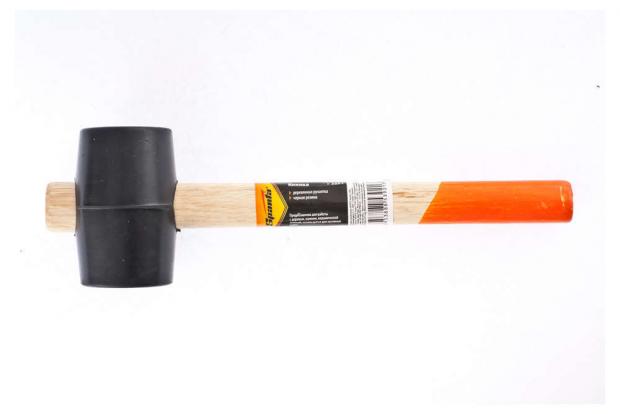 Киянка резиновая Sparta черная резина 225 г 99₽