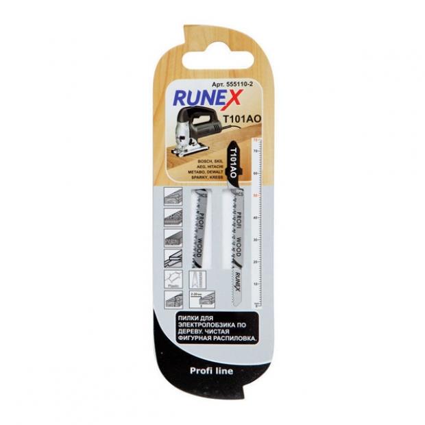 

Пилки Runex Т101АО 75x50 мм, 2 шт