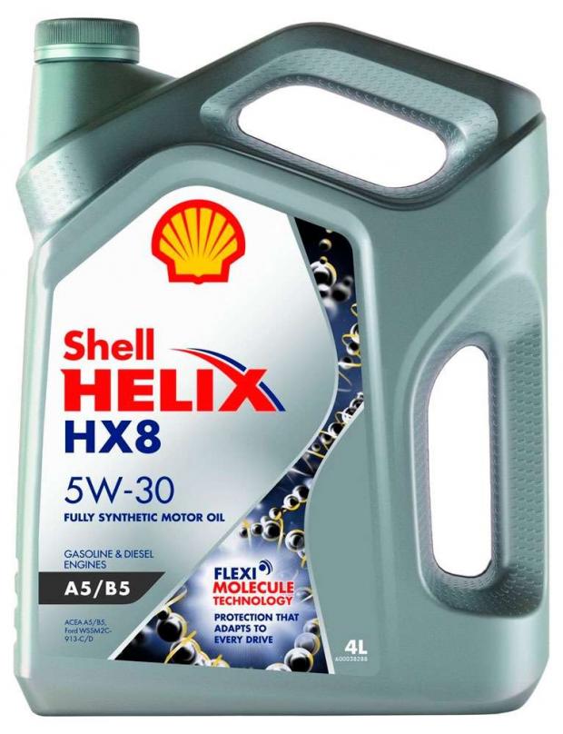 

Моторное масло Shell Helix 5W-30 синтетическое, 4 л